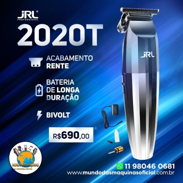 Acabamento JRL 2020T Cordless Bivolt Mundo das Máquinas Oficial