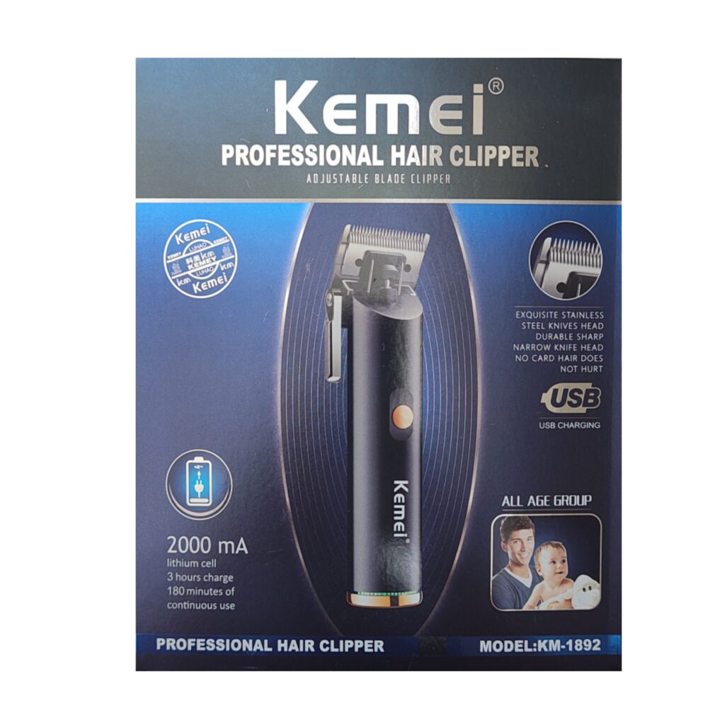 Corte Kemei 1892 Cordless Bivolt Lançamento Mundo das Máquinas Oficial